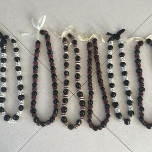 6 Beaded Hawaiian Lei's